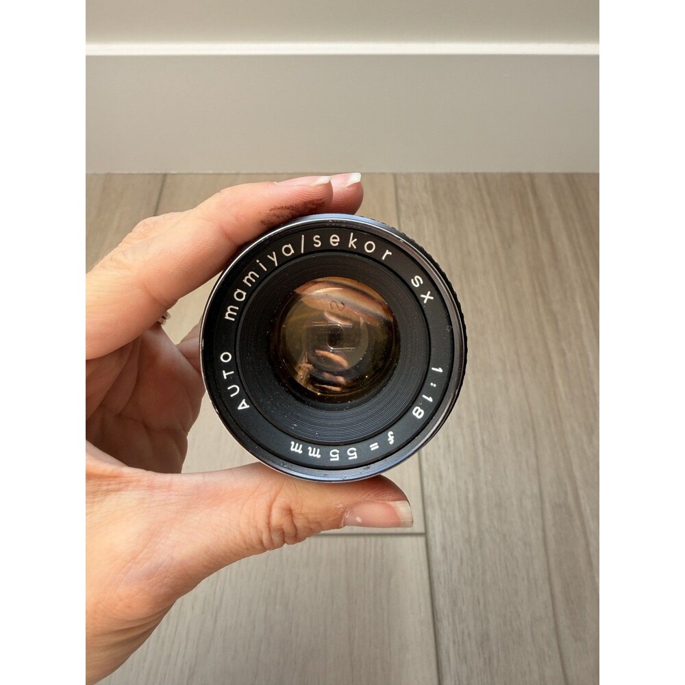 Mamiya/Sekor SX Auto 55mm f/1.8 Vintage Manual Focus Camera Lens Japan